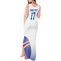 Iceland Basketball Custom Tank Maxi Dress White Style