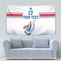 Iceland Basketball Custom Tapestry White Style