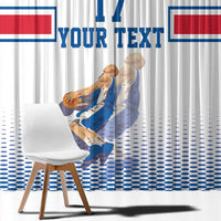 Iceland Basketball Custom Window Curtain White Style