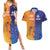 Custom Scotland and Australia Rugby Couples Matching Summer Maxi Dress and Hawaiian Shirt Wallabies Thistle Together