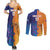 Custom Scotland and Australia Rugby Couples Matching Summer Maxi Dress and Long Sleeve Button Shirt Wallabies Thistle Together