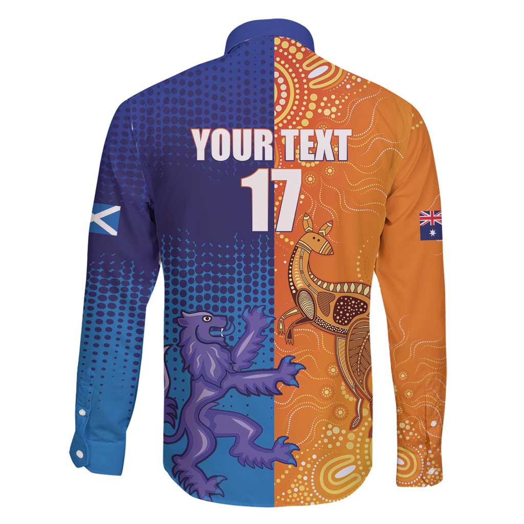 Custom Scotland and Australia Rugby Family Matching Mermaid Dress and Hawaiian Shirt Wallabies Thistle Together