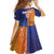 Custom Scotland and Australia Rugby Family Matching Off Shoulder Maxi Dress and Hawaiian Shirt Wallabies Thistle Together