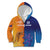 Custom Scotland and Australia Rugby Kid Hoodie Wallabies Thistle Together