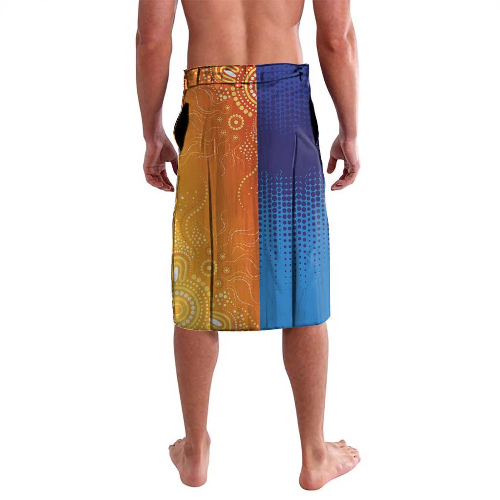 Custom Scotland and Australia Rugby Lavalava Wallabies Thistle Together