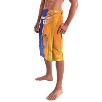 Custom Scotland and Australia Rugby Lavalava Wallabies Thistle Together