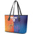 Custom Scotland and Australia Rugby Leather Tote Bag Wallabies Thistle Together