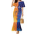Custom Scotland and Australia Rugby Mermaid Dress Wallabies Thistle Together