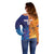 Custom Scotland and Australia Rugby Off Shoulder Sweater Wallabies Thistle Together