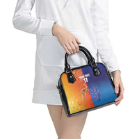 Custom Scotland and Australia Rugby Shoulder Handbag Wallabies Thistle Together