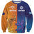 Custom Scotland and Australia Rugby Sweatshirt Wallabies Thistle Together