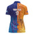 Custom Scotland and Australia Rugby Women Polo Shirt Wallabies Thistle Together