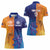 Custom Scotland and Australia Rugby Women Polo Shirt Wallabies Thistle Together