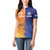 Custom Scotland and Australia Rugby Women Polo Shirt Wallabies Thistle Together