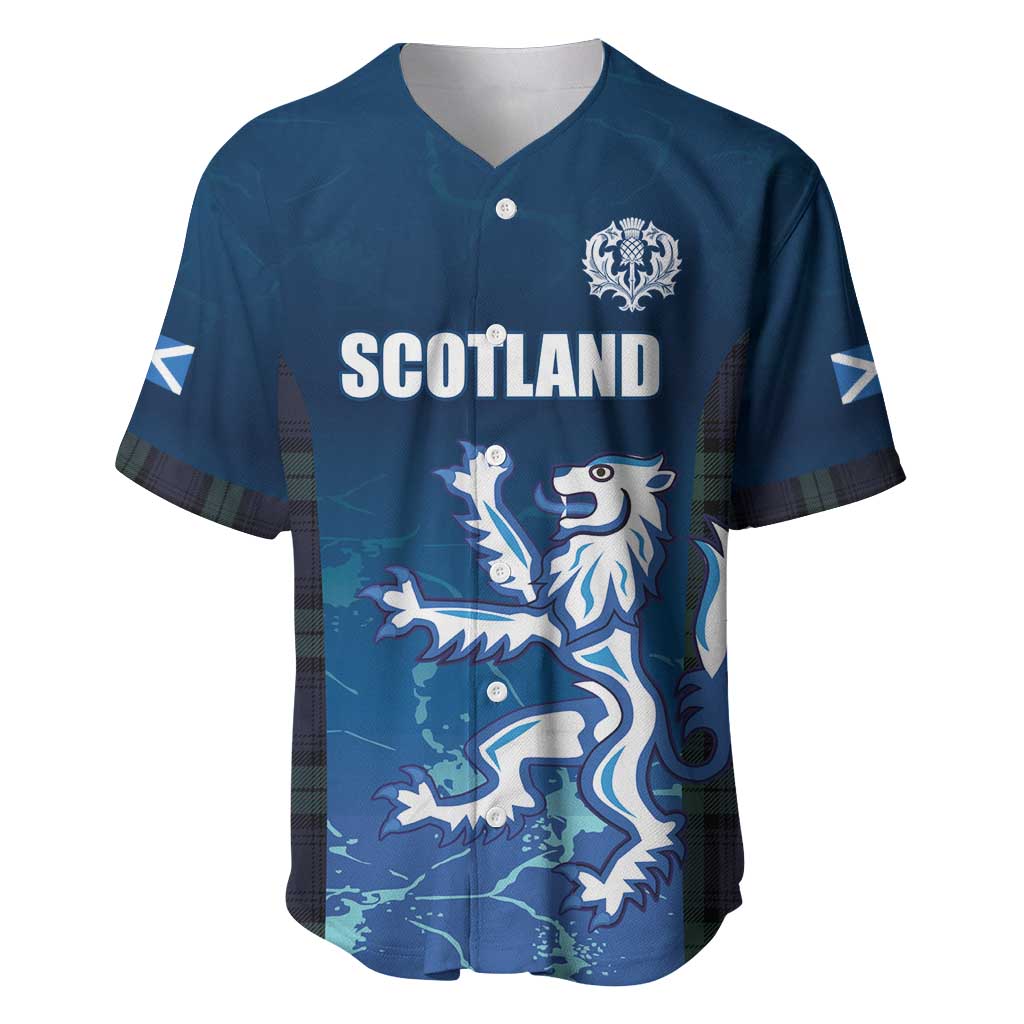 Custom Scotland Rugby Baseball Jersey Go Scottish Thistle
