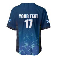 Custom Scotland Rugby Baseball Jersey Go Scottish Thistle