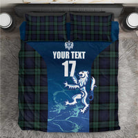 Custom Scotland Rugby Bedding Set Go Scottish Thistle