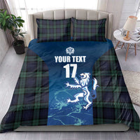 Custom Scotland Rugby Bedding Set Go Scottish Thistle