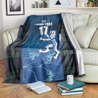 Custom Scotland Rugby Blanket Go Scottish Thistle