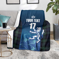 Custom Scotland Rugby Blanket Go Scottish Thistle