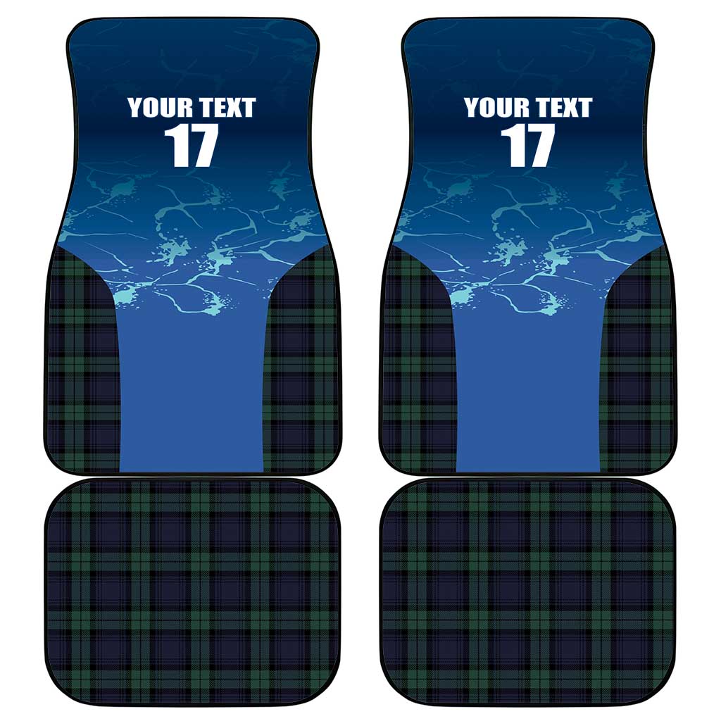 Custom Scotland Rugby Car Mats Go Scottish Thistle