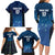 Custom Scotland Rugby Family Matching Long Sleeve Bodycon Dress and Hawaiian Shirt Go Scottish Thistle