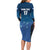 Custom Scotland Rugby Family Matching Long Sleeve Bodycon Dress and Hawaiian Shirt Go Scottish Thistle
