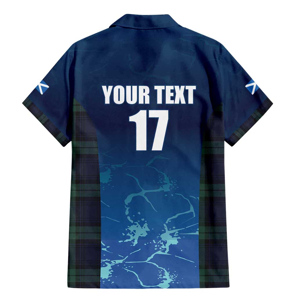 Custom Scotland Rugby Family Matching Mermaid Dress and Hawaiian Shirt Go Scottish Thistle