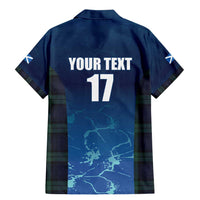 Custom Scotland Rugby Family Matching Mermaid Dress and Hawaiian Shirt Go Scottish Thistle