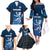 Custom Scotland Rugby Family Matching Off The Shoulder Long Sleeve Dress and Hawaiian Shirt Go Scottish Thistle