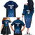 Custom Scotland Rugby Family Matching Off The Shoulder Long Sleeve Dress and Hawaiian Shirt Go Scottish Thistle