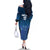 Custom Scotland Rugby Family Matching Off The Shoulder Long Sleeve Dress and Hawaiian Shirt Go Scottish Thistle