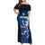 Custom Scotland Rugby Family Matching Off Shoulder Maxi Dress and Hawaiian Shirt Go Scottish Thistle
