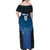 Custom Scotland Rugby Family Matching Off Shoulder Maxi Dress and Hawaiian Shirt Go Scottish Thistle