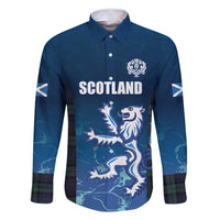 Custom Scotland Rugby Family Matching Off Shoulder Short Dress and Hawaiian Shirt Go Scottish Thistle