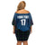 Custom Scotland Rugby Family Matching Off Shoulder Short Dress and Hawaiian Shirt Go Scottish Thistle