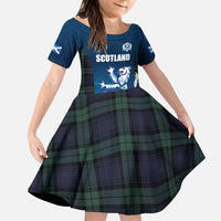 Custom Scotland Rugby Family Matching Puletasi and Hawaiian Shirt Go Scottish Thistle