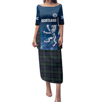 Custom Scotland Rugby Family Matching Puletasi and Hawaiian Shirt Go Scottish Thistle