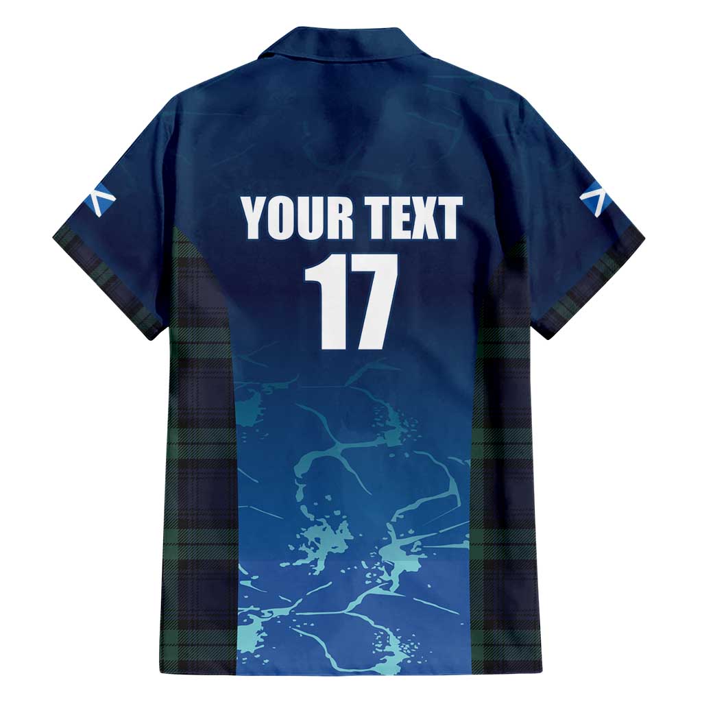Custom Scotland Rugby Family Matching Short Sleeve Bodycon Dress and Hawaiian Shirt Go Scottish Thistle