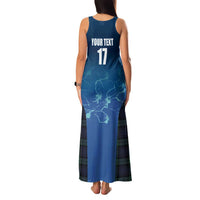 Custom Scotland Rugby Family Matching Tank Maxi Dress and Hawaiian Shirt Go Scottish Thistle