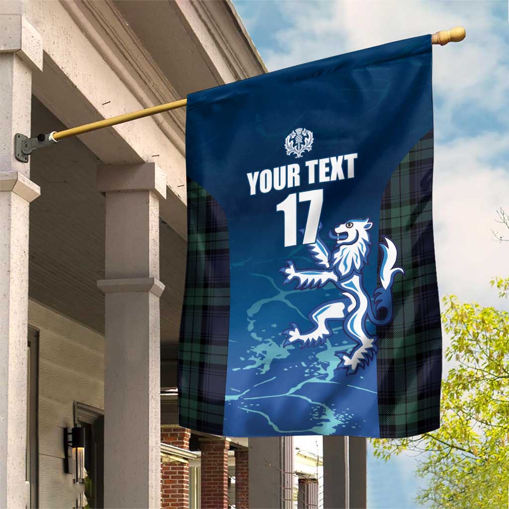 Custom Scotland Rugby Garden Flag Go Scottish Thistle