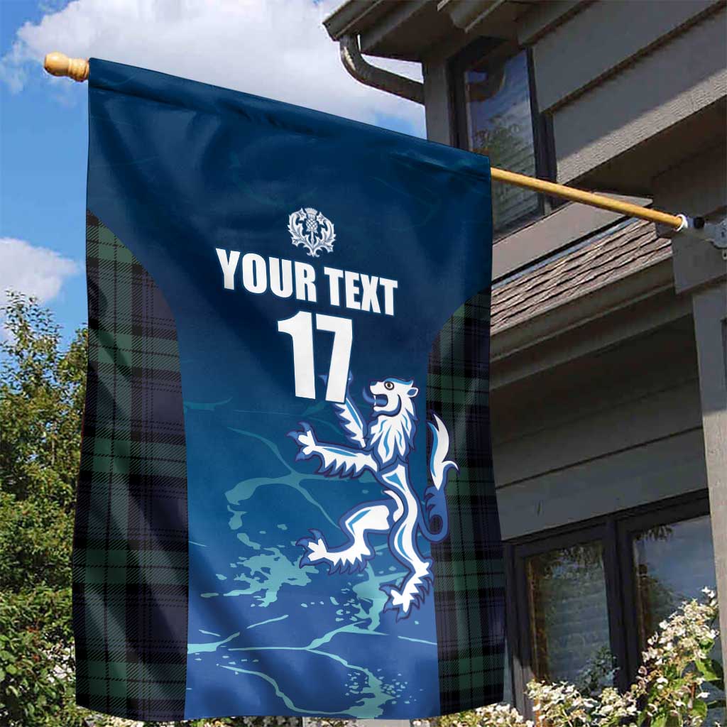 Custom Scotland Rugby Garden Flag Go Scottish Thistle