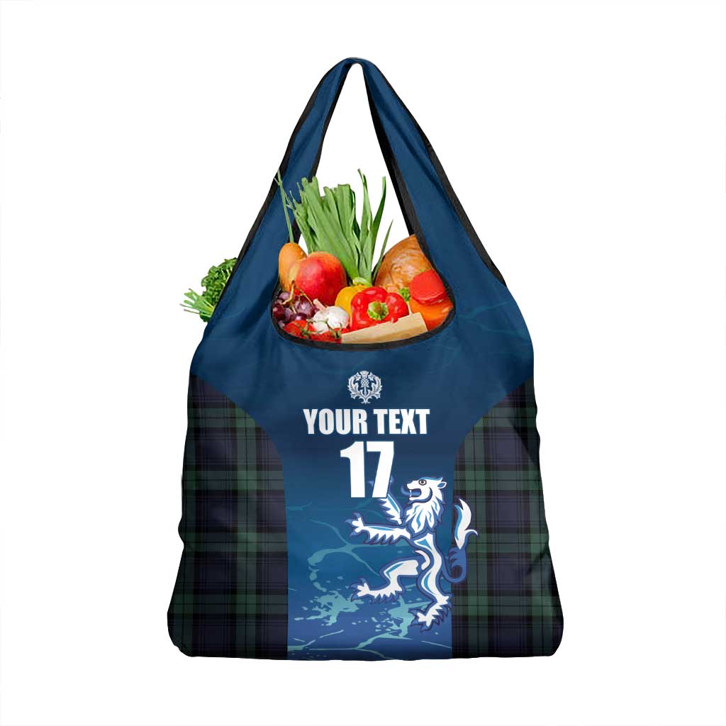 Custom Scotland Rugby Grocery Bag Go Scottish Thistle