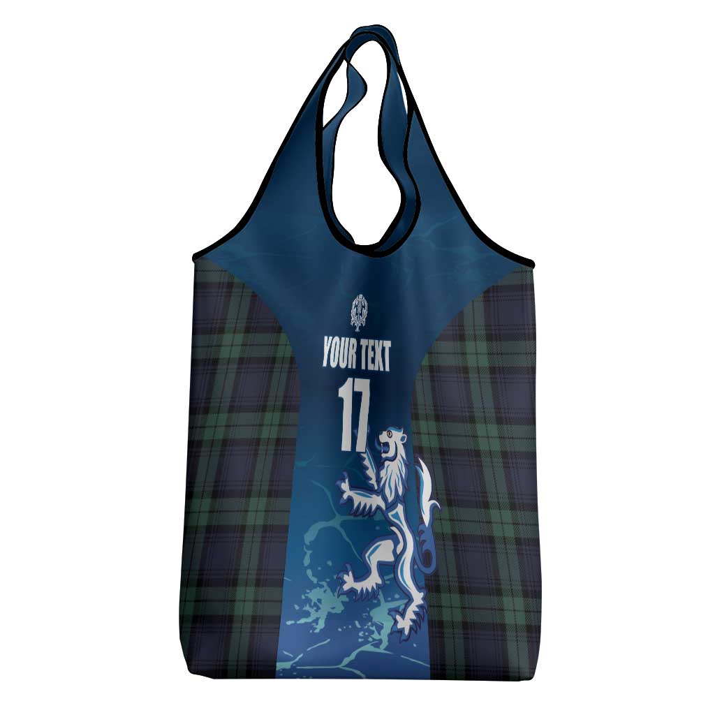 Custom Scotland Rugby Grocery Bag Go Scottish Thistle