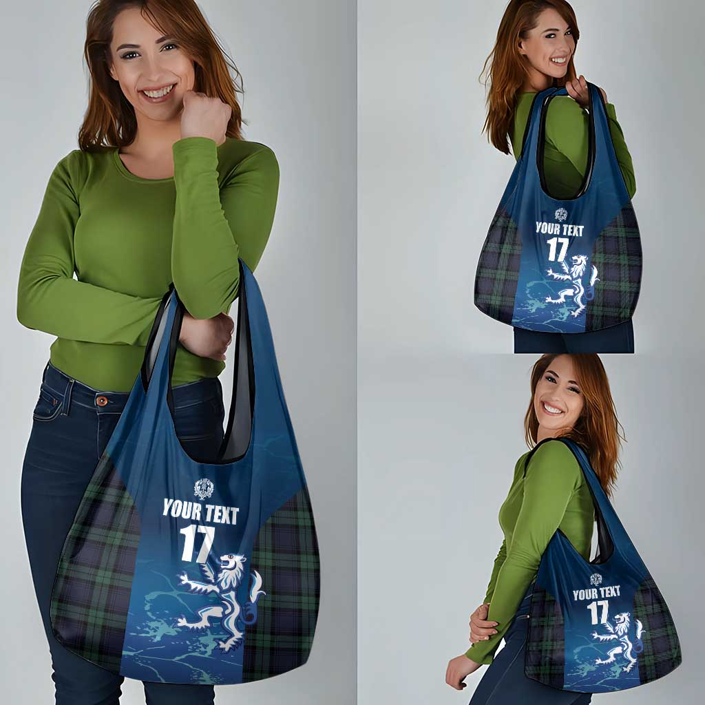 Custom Scotland Rugby Grocery Bag Go Scottish Thistle