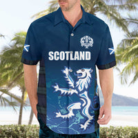 Custom Scotland Rugby Hawaiian Shirt Go Scottish Thistle