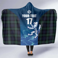 Custom Scotland Rugby Hooded Blanket Go Scottish Thistle