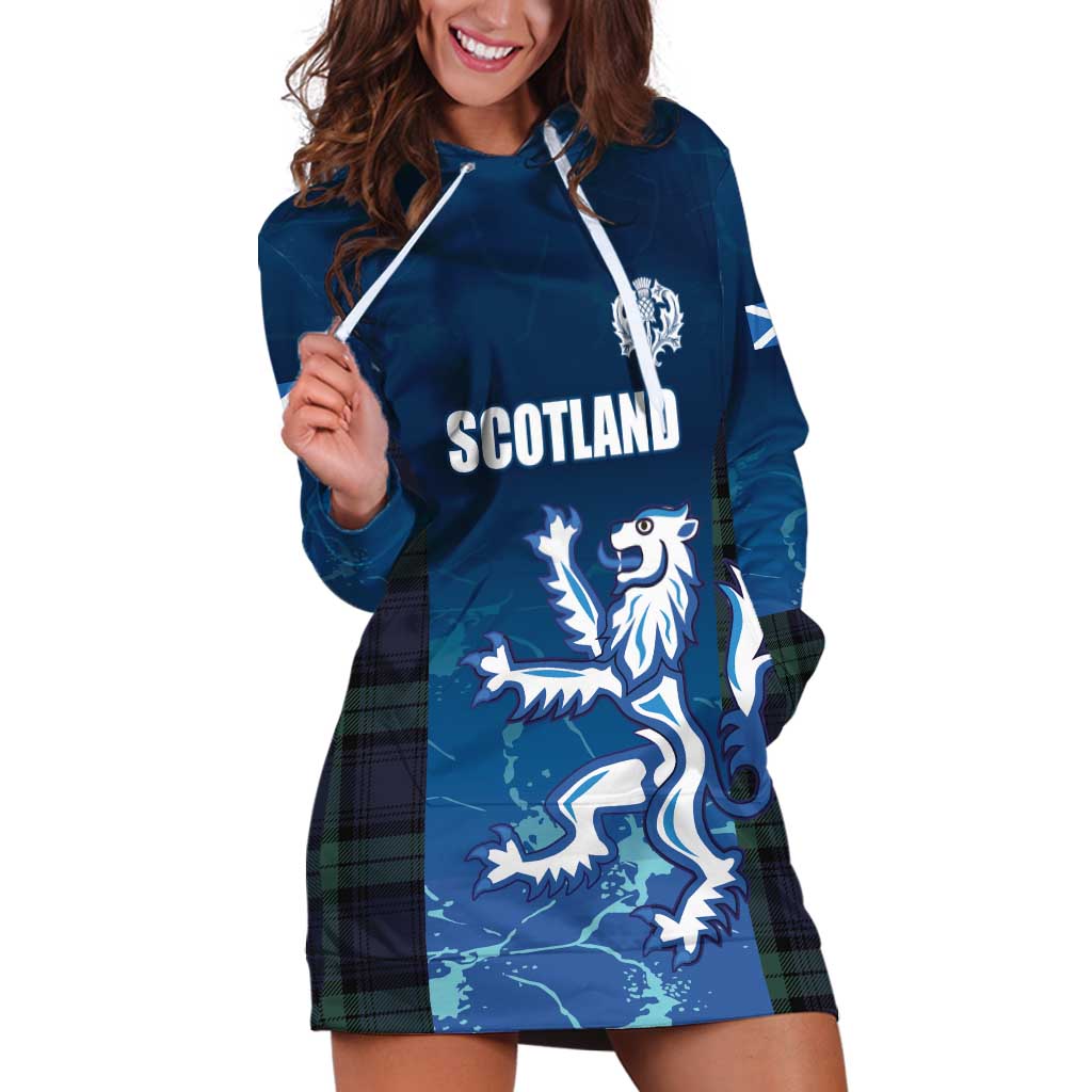 Custom Scotland Rugby Hoodie Dress Go Scottish Thistle