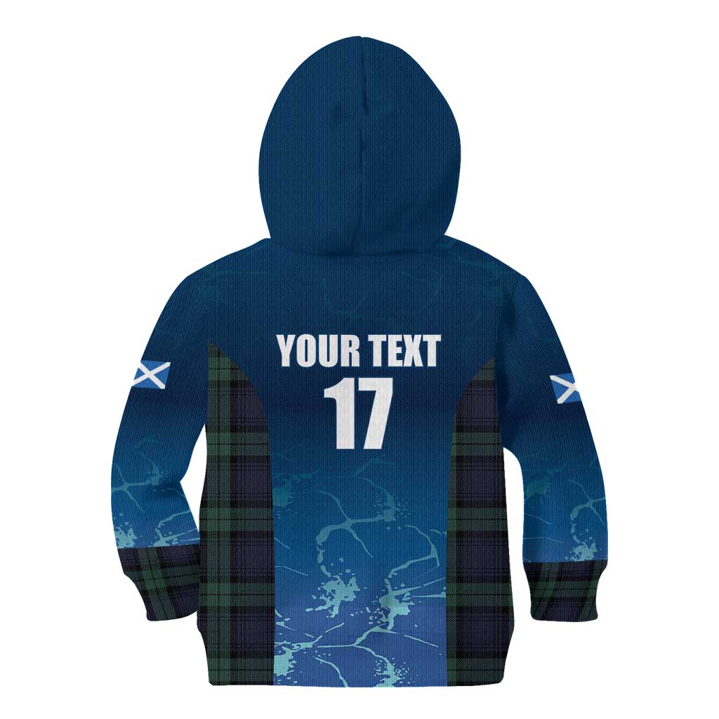 Custom Scotland Rugby Kid Hoodie Go Scottish Thistle