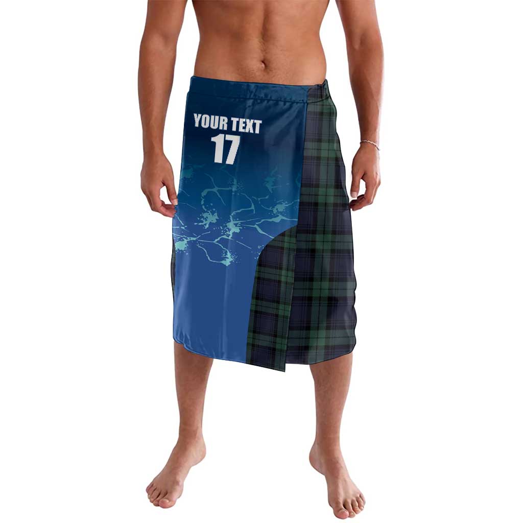 Custom Scotland Rugby Lavalava Go Scottish Thistle